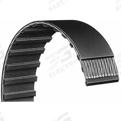 BANDO Timing Belt: One Side, Synchro-Link, 10 mm Pitch, 16 mm Top Wd, T10-2250 - T10 Section Trapezoidal Timing Belts