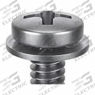 SEMS Screw: Internal Tooth, #6-32 Thread Size, 7/16 in Lg, Stainless Steel, Passivated - Machine Screws with Internal Tooth Lock Washers
