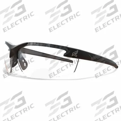 EDGE EYEWEAR Safety Glasses: Clear Lens Color, Traditional Frame, Bottom, +1.50 - Padded Comfort-Fit Reader Safety Glasses