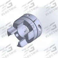 RULAND MANUFACTURING Jaw Coupling Hub: JC50 Coupling Size, 3 1/8 in Outside Dia, Inch, Aluminum (MPN JC50-28-A). Key specifications — attr662266: JC50; attr662259: RULAND MANUFACTURING.