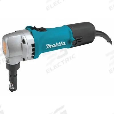 MAKITA Nibbler: 1 3/4 in Min. Cutting Radius, 16 ga Capacity (Steel), 360° Swivel Angle - Corded Nibblers