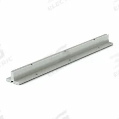 PBC LINEAR Linear Shaft Support Rail: 16 mm Shaft Dia, 600 mm Lg, Unfinished, Aluminum (MPN SRM16PD-0600-SL). Key specifications — attr111735: PBC LINEAR; attr111741: Unfinished.