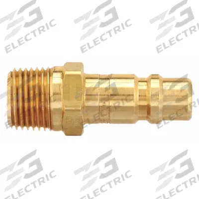 PARKER Quick Connect Hose Coupling: 1/2 in Body Size, 1/2 in Hose Fitting Size - Industrial Interchange Brass Quick-Connect Air Coupling Plugs