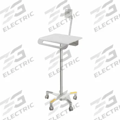 CTA DIGITAL Medical Mobile Floor Stand: 16 1/4 in Overall Wd, 51 in Overall Ht, 0 Drawers - Mobile Medical Computer Carts