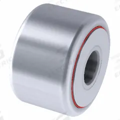SMITH BEARING Cam Follower: 2 1/2 in Roller Dia, Std, 1 Row, Dbl Sealed, Flat, Stainless Steel (MPN YR-2-1/2-X-SS-FG). Key specifications — Duty Type: Standard; System of Measurement: Inch; Brand: SMITH BEARING.