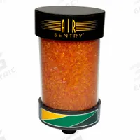 AIR SENTRY Hydraulic Tank Desiccant Breather: D Series, Silica Gel, 2 Micron Rating (MPN 095D100). Key specifications — attr1257370: No Replacement Cartridge; attr1257368: No Indicating Gauge; attr1257371: D Series; attr1257355: No Check Valve; attr95771: 2; attr95774: Fluid Reservoirs; Gearboxes; Oil Storage Tanks.