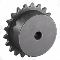 TSUBAKI Sprocket: One-Sided Hub, For Single Strands, 25, 21 Teeth, 1.678 in Pitch Dia, Steel (MPN 25B21). Key specifications — Brand: TSUBAKI.