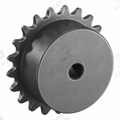 TSUBAKI Sprocket: One-Sided Hub, For Single Strands, 25, 21 Teeth, 1.678 in Pitch Dia, Steel (MPN 25B21). Key specifications — Brand: TSUBAKI.