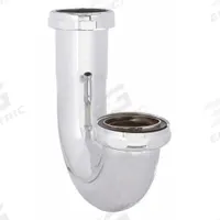 APPROVED VENDOR Bend: Brass, Chrome-Plated, Silver, 1 1/2 in Nominal Pipe Size, 5 1/2 in Overall Lg (MPN 1PNK4). Key specifications — Finish: Chrome-Plated; Includes: Slip Nut and Washer; Includes Cleanout: No; Brand: APPROVED VENDOR.