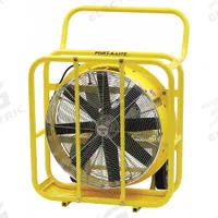 TEMPEST Cooling Fan: 24 in Blade Dia, 115/208 to 230V AC, Mobile, 1 hp, Direct Drive, Aluminum (MPN 913-1065). Key specifications — Mobility: Mobile; Voltage: 115/208 to 230V AC; Brand: TEMPEST.