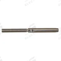 LOOS Wire Rope Stud: 1/16 in Compatible Rope Dia, Right Hand, 1 3/64 in Thread Lg, #6-40 Thread Size (MPN MS21259-2RH). Key specifications — attr988232: Stainless Steel; attr988225: Galvanized Steel; attr988242: #6-40; attr988245: LOOS.