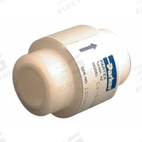 PARKER Check Valve: 1/2 in Pipe Size, FNPT x FNPT, PTFE, For Corrosives Media, Female, NPT, NPT (MPN CV-1-1188). Key specifications — Brand: PARKER.