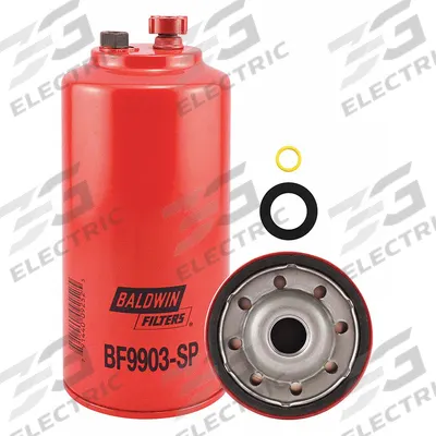 BALDWIN FILTERS Fuel Filter: Spin-On, 4 1/4 in Outside Dia, 1"-14 Thread Size, Cellulose - Spin-On Fuel Filters