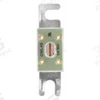 MERSEN Forklift Limiter Fuse: CNL Series, Bolt-On, Gen Purpose, 40 A, 80 V DC, Indicating, AC/DC (MPN CNL40). Key specifications — Brand: MERSEN; Series: CNL; Equivalent Fuse Series: ANL & CNL.