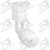 PARGRIP Compression Fitting Elbow: 1/2 in OD x 1/4 in OD Size, Compression x Compression, PFA (MPN GECR-84). Key specifications — Series: Pargrip; Brand: PARGRIP; Standards: FDA Approved.