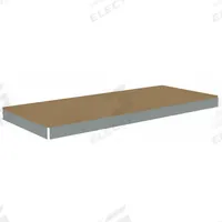TENNSCO Shelf: 72 in x 18 in, 1,750 lb Load Capacity, Particleboard, Gray, Shelf (MPN ZLES-7218D). Key specifications — Decking Material: Particleboard; Includes: (4) Beams; Decking Finish: Unfinished; Shelf Configuration: Single Straight; Color: Gray; Frame Material: Steel; Brand: TENNSCO; Frame Finish: Zinc Plated.