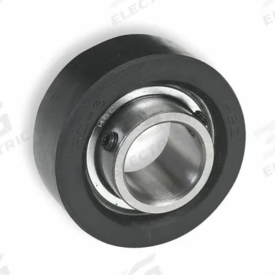 Dayton Cartridge Bearing Unit: 1/2 in Bore, 2 17/32 in OD, Set Screws, 3FDF2 - Rubber-Mounted Insert Bearings