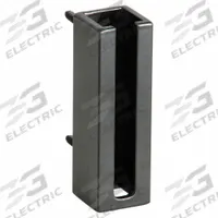 RETRACTA-BELT Wall Mount Receiver: Black, 3 1/2 in Overall Ht, Wall-Mount (MPN HDRE). Key specifications — attr193628: RETRACTA-BELT; attr981604: Retracta-Belt® 50 ft Wall Mounts; attr981612: Heavy Duty Receiving End; attr1005082: Wall-Mount.