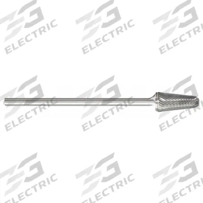 APPROVED VENDOR Carbide Bur: Ball-Nosed Cone, SL-4L6, Single Cut, 1/2" x 1 1/8" Head - Single-Cut Ball-Nosed Cone Burs