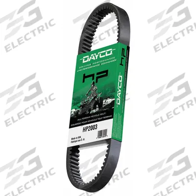 DAYCO Automotive Drive Belt: V-Belt, Metric V-Belt Belt, 31 mm Top Wd, 26° Angle - HP Series Metric V-Belts