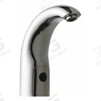 CHICAGO FAUCETS Bathroom Sensor Faucet: HyTronic Contemporary, Cast Brass, Polished Chrome Finish (MPN WWG116.645.AB.1T). Key specifications — Brand: CHICAGO FAUCETS; Includes: Mounting Hardware; Series: HyTronic Contemporary.
