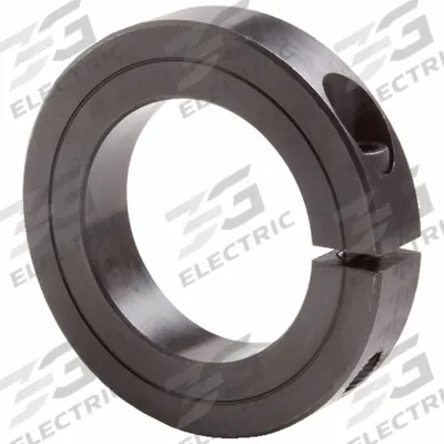 CLIMAX METAL PRODUCTS Shaft Collar: 1-Piece, Inch, Round, Clamp-On, 2 3/4 in Bore Dia - Steel Recessed-Screw Shaft Collars
