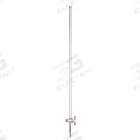 KIMBLE Straight Bore Buret: 100 mL, A, 791 mm, ±0.10 mL, 0.2 mL Inc, Borosilicate Glass (MPN 17027F-100). Key specifications — Closure Included: No; Tolerance: ±0.10 mL; Brand: KIMBLE; Body Material: Borosilicate Glass.