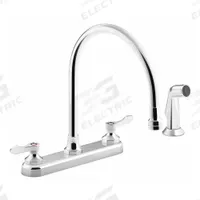 KOHLER Gooseneck Kitchen Faucet: Triton Bowe™, Brass, Widespread, Deck, 4 Mounting Holes, Chrome (MPN K-810T71-4AFA-CP). Key specifications — Series: Triton Bowe™; Brand: KOHLER.