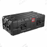 PELICAN Protective Case: 19 in x 30 in x 2 1/4 in Inside, Black, 140°F Max Ambient Temp (MPN BLACKBOX-5U-30). Key specifications — Brand: PELICAN; Color: Black.