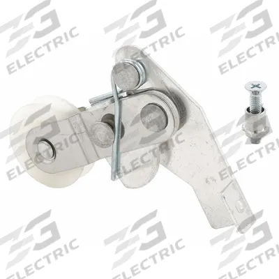 PRIME-LINE Roller Assembly: Roller Assembly, 1 1/4 in Overall Ht, 2 1/4 in Overall Lg - Screen Door Hardware