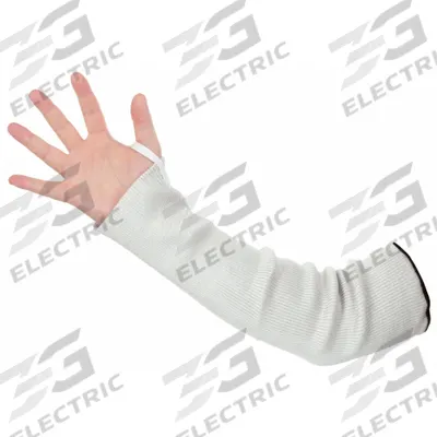 PIP Knit Sleeve: Cut Level A8, With Thumbhole, 18 in Lg, Universal, PolyKor Xrystal - Extreme-Duty Cut-Resistant Sleeves