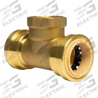 APPROVED VENDOR FNPT Tee: Tee, 3/4 in OD x 3/4 in OD x 3/4 in Pipe Size, Brass, Adapter (MPN LF824FR). Key specifications — Brand: APPROVED VENDOR.