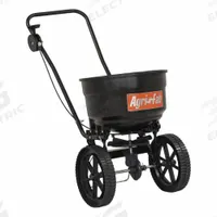 AGRI-FAB Manual Walk-Behind Spreader: Landscape, Lawn and Agriculture, 50 lb Capacity, Steel, 8 ft (MPN 45-0566). Key specifications — Brand: AGRI-FAB; Frame Material: Steel; Spread Width - Maximum: 8 ft.