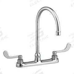 AMERICAN STANDARD Gooseneck Kitchen/Bathroom Faucet: Monterrey, Cast Brass, Widespread, Deck, Chrome (MPN 6409170.002). Key specifications — Series: Monterrey; Brand: AMERICAN STANDARD.