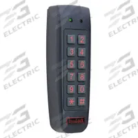 DYNALOCK Electromagnetic Access Keypad: 5 5/16 in Ht, 1 1/8 in Dp, 1 3/4 in Wd, Blue, Blue – Plastic (MPN 7450). Key specifications — Color: Blue; Brand: DYNALOCK.