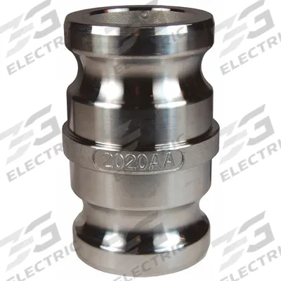 DIXON VALVE & COUPLING Cam and Groove Spool Adapter: 2 in Coupling Size, 250 psi Max. Working Pressure @ 70 F - Type AA Stainless Steel Cam & Groove Fittings