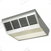 QMARK Surface-Mount Electric Ceiling Heater: Fan Forced, 2500W/3800W/5000W Watt Output, White (MPN CDF558SE). Key specifications — Wattage Output: 2500W/3800W/5000W; Voltage, Phase: 208V AC, 1 or 3-phase; Thermostat Included: No; Product Type: Surface-Mount Electric Ceiling Heater; Brand: QMARK; Heating Method: Fan Forced; Nominal Voltage - HVAC: 208V AC; Overall Dimensions - H x W x D: 10-1/2 in x 16-7/16 in x 5-3/4 in.