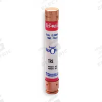 MERSEN Fuse: Class RK5, TRS-RID Series, Time-Delay, 12 A, 600 V AC, 600 V DC, Indicating (MPN TRS12RID). Key specifications — Series: TRS-RID.