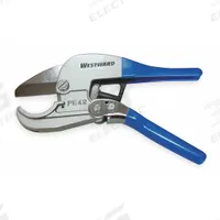 WESTWARD Tubing Cutter: 1/16 in – 1 11/16 in OD Cutting Capacity, Ratcheting Shear, 9 in Tool Lg (MPN 1YNA6). Key specifications — attr327817: No; attr327812: 1YNA6; attr327818: PVC; attr327815: WESTWARD.