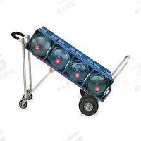 MAGLINER Convertible Hand Truck: 500 lb, Dual-Handle, Silver, Aluminum, Pneumatic, 45 in Handle Ht (MPN TPAUA4). Key specifications — Brand: MAGLINER.