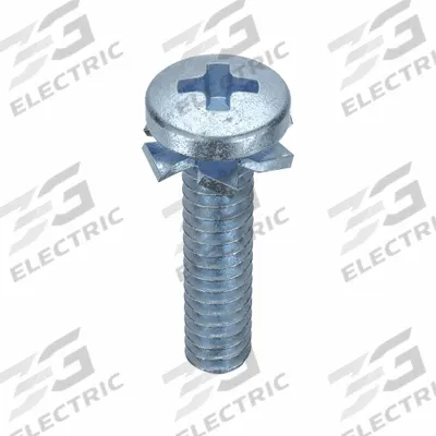 SEMS Screw: External Tooth, #4-40 Thread Size, 1/2 in Lg, Steel, Zinc-Plated - Machine Screws with External Tooth Lock Washers