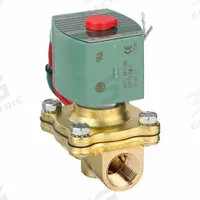 REDHAT Solenoid Valve: 2-Way, Normally Closed, 1/2 in Pipe Size, 24V DC, Watertight, High Flow (MPN 8210G094LF 24/DC). Key specifications — Pipe Size: 1/2 in; Voltage: 24V DC; Brand: REDHAT; Coil Enclosure: Watertight.