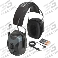 HOWARD LEIGHT BY PIP Ear Muffs: Over-the-Head Earmuff, Active Noise-Suppressing, 30 dB NRR, Foam (MPN R-01902). Key specifications — Includes: Aux Input; Sub-brand: Impact Pro; Style: Rigid; Dielectric: No; Intrinsically Safe: No; Band Material: Leather; Cushion Material: Foam; Series: Impact Pro.