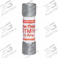 MERSEN Fuse: OTM Series, Midget, Fast-Acting, 15 A, 250 V AC, 13/32 in x 1 1/2 in, Non-Indicating (MPN OTM15). Key specifications — attr1287209: OTM; attr211192: MERSEN.