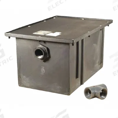 ZURN Grease Interceptor: 14 lb Capacity, 7 gpm Flow Rate, 14 1/2 in Overall Wd - Grease Interceptors