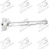 PRECISION Exit Device: 48 in Max Door Wd, Chrome (MPN 3R021031703A626W). Key specifications — Product Type: Exit Device; Brand: PRECISION; Exit Device Type: Rim; Outside Trim Type: Grip; Exit Bar Style: Touchbar; ADA Compliant: Yes.