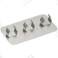 GENIE Clip Plate: SI-1100/SI-1101/SI-1200/SI-1201/SI-1400/SI-1401/SI-2200/SI-2201, Clip Plate, Metal (MPN SI-1125). Key specifications — Hold Capacity: (3) 28 to 30 mm Diameter Tubes; Brand: GENIE; Compatible with Manufacturer Model Number: SI-1400; Includes: Roto-Shake Genie; Material: Metal; Product Type: Clip Plate.