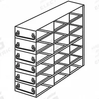 Upright Freezer Drawer Rack: 8 5/8 in Overall Lg, 8 5/8 in Overall Wd, Stainless Steel (MPN 0440316). Key specifications — Includes: Slide Out Drawers; Material: Stainless Steel; Product Type: Upright Freezer Drawer Rack; Brand: COLE-PARMER.