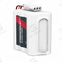DURACELL PROCELL AA Disposable Battery Pack: 9V DC, 3,112 mAh Capacity, 2.25 in Ht, 2.25 in Wd (MPN PXBP-STYLE-ILCO). Key specifications — Battery Cross-Reference: 884950, HTL-2, PMI7000, UNICAN; Fits Model: 01070, 502238, 50225, 700; Voltage - Batteries: 9V DC; Brand: DURACELL PROCELL.