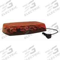ECCO Mini Light Bar: Mini Light Bar Vehicle Light Bar Size, LED, SAE J845 Class 1, Mini Light Bar (MPN 5587A-MG). Key specifications — Electrical Connection: Lighter Plug; Series: 5587 Reflex Series; Brand: ECCO; Number of Flash Patterns: 18; Mount Type: Magnetic; Light SAE Class Rating: SAE Class 1.